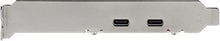 Load image into Gallery viewer, StarTech.com PCIe USB 3.1 Card - 2x USB C 3.1 Gen 2 10Gbps - PCIe Gen 3 x4 - ASM3142 Chipset - USB Type C PCI Express Card (PEXUSB312C3)