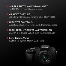 Load image into Gallery viewer, Panasonic LUMIX G7 4K Digital Camera, with LUMIX G VARIO 14-42mm Mega O.I.S. Lens, 16 Megapixel Mirrorless Camera, 3-Inch LCD, DMC-G7KK (Black)