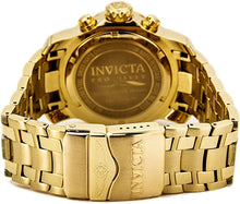 Load image into Gallery viewer, Invicta Men's 0072 Pro Diver Collection Chronograph 18k Gold-Plated Watch