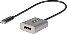 Load image into Gallery viewer, USB C to DisplayPort Adapter, 8K/4K 60Hz USB-C to DisplayPort 1.4 Dongle, USB Type-C to DP Monitor Video Converter, Works w/TB3 - 12" Attached Cable, Upgraded Version of CDP2DP (CDP2DPEC)