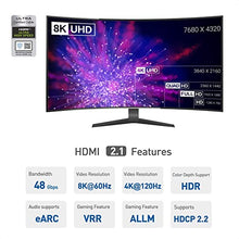 Load image into Gallery viewer, Cable Matters Certified 8K @60Hz Fiber Optic HDMI Cable 32.8 ft / 10m, Active Ultra High Speed HDMI Cable - Supporting 8K@60Hz 4K@120Hz HDR - Designed for Xbox, Compatible with PS5, Apple TV, PC