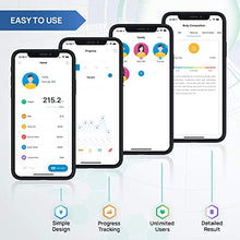 Load image into Gallery viewer, INEVIFIT Smart Body Fat Scale, Highly Accurate Bluetooth Digital Bathroom Body Composition Analyzer, Measures Weight, Body Fat, Water, Muscle, Visceral Fat & Bone Mass for Unlimited Users (White)