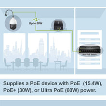 Load image into Gallery viewer, TRENDnet Gigabit Ultra PoE+ Injector, Supplies PoE (15.4W), PoE+(30W) Or Ultra PoE(60W), Network A PoE Device Up To 100m(328 ft), Supports IEEE 802.3af,802.at,Ultra PoE, Plug & Play, Black, TPE-117GI