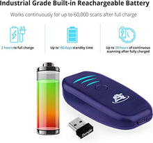 Load image into Gallery viewer, ScanAvenger 1D Wireless Bluetooth Mini-Barcode Scanner: 3-in-1 Hand Held-Automatic, Vibration, Handheld, Portable, USB Bar Code EAN-UPC Reader -Cordless, Rechargeable Scan Gun for Inventory Management