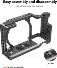 Load image into Gallery viewer, SMALLRIG Camera Cage only for Sony A6000 A6300 ILCE-6000 ILCE-6300 NEX7 with 1/4" 3/8" Mounting Points and Built-in Cold Shoe - 1661