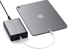 Load image into Gallery viewer, Satechi 108W Pro USB-C PD Desktop Charger - 2 USB-C PD & 2 USB-A Ports - Compatible with 2020/2019, Pro, 2020/2018 MacBook Air, 2020 iPad Air, 2020 iPad Pro, iPhone 13 Pro Max/13 Pro/13 Mini/13 (USA)