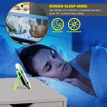 Load image into Gallery viewer, SereneLife USA Video Baby Monitor - Upgraded 850’ Wireless Long Range Camera, Night Vision, Temperature Monitoring and Portable 2” Color Screen with Clip - SLBCAM10.5, Green
