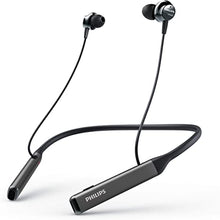 Load image into Gallery viewer, Philips Audio Wireless Neckband Headphones PN505 with Active Noise Canceling, Voice Assistance, Up to 14hours Play time, Hi-Res Audio (TAPN505BK), Black