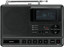 Load image into Gallery viewer, Sangean CL-100 NOAA, S.A.M.E and Public Alert Certified Weather Alert Table-Top Radio with AM/FM-RBDS, and EEPROM Back Up for Preset Stations