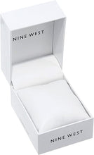 Load image into Gallery viewer, Nine West Women's NW/1856NTNT Gold-Tone and Tan Textured Strap Watch
