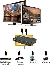 Load image into Gallery viewer, 4K HDMI Matrix Switch 4 X 2 by Orei Switcher 18G UltraHD with Arc Supports Upto 4K @ 60Hz & 1080P IR Remote Control - Full Matrix Selection (UHD-402)