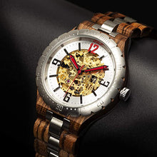 Load image into Gallery viewer, BOBO BIRD Brand Design Mens Wooden Automatic Mechanical Watches Multifunction Business Luxury Wood Watch for Men