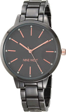 Load image into Gallery viewer, Nine West Women's Crystal Accented Bracelet Watch