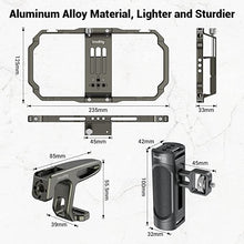 Load image into Gallery viewer, SmallRig Universal Phone Cage Rig Kit with Handles, Aluminum Mobile Phone Handheld Video Rig Kit Phone Stabilizer for iPhone 13,12,11,X,8,7,6-3155
