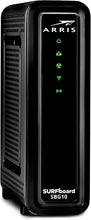 Load image into Gallery viewer, ARRIS SURFboard SBG10 DOCSIS 3.0 Cable Modem & AC1600 Dual Band Wi-Fi Router, Approved for Cox, Spectrum, Xfinity & others (black)