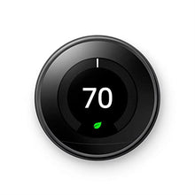Load image into Gallery viewer, Google Nest Learning Thermostat - Programmable Smart Thermostat for Home - 3rd Generation Nest Thermostat - Works with Alexa - Mirror Black