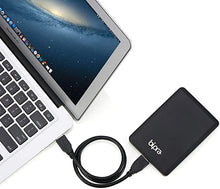 Load image into Gallery viewer, Bipra S3 2.5 inch USB 3.0 FAT32 Portable External Hard Drive - Black (1TB 1000GB)
