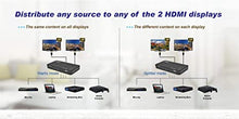 Load image into Gallery viewer, 4K HDMI Matrix Switch 4 X 2 by Orei Switcher 18G UltraHD with Arc Supports Upto 4K @ 60Hz & 1080P IR Remote Control - Full Matrix Selection (UHD-402)