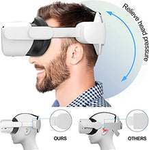 Load image into Gallery viewer, annapro Head Strap for Oculus Quest 2, Replacement Strap for Oculus Quest 2 Elite Strap Adjustable Headstrap Accessories Set with Lens Cover & Cleaning Pen for Enhanced Comfort in VR