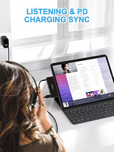 Load image into Gallery viewer, iPad Pro USB C Hub, Dockteck 5 in 1 Adapter for iPad Pro 2021 2020 iPad Air 4 iPad Mini 6, iPad Dongle with 4K@60Hz HDMI, 100W PD, 2 USB 3.0 and 3.5mm Headphone Jack, Accessories