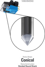 Load image into Gallery viewer, Audio-Technica VM610MONO Dual Moving Magnet Stereo Turntable Cartridge for Mono LP Blue