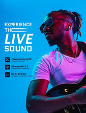 Load image into Gallery viewer, Wireless Earbuds, Cystereo Glare Bluetooth 5.0 Earbuds, 4 Mics Noise Cancelling for Clear Call, IPX7 Waterproof, Touch Control, aptX Deep Bass Earbuds with USB C Charging Case for Sports, Work
