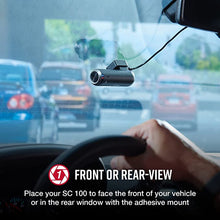 Load image into Gallery viewer, Cobra Smart Dash Cam (SC 100) - Full HD 1080P Resolution, Built-in WiFi & GPS, 140 Degree View, 8GB SD Card, Shared Alerts, Incident Reports, Emergency MayDay, Drive Smarter App