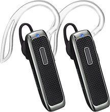 Load image into Gallery viewer, Marnana Bluetooth Headset,Wireless Earpiece w/ 18 Hours Playtime and Noise Cancelling Mic,Ultralight Earbud Hands-Free Calls Headphone for iPhone Samsung Tablet Android Cellphone Truck Driver - 2Pack