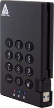 Load image into Gallery viewer, Apricorn 500GB Aegis Padlock USB 3.0 256-bit AES XTS Hardware Encrypted Portable External Hard Drive (A25-3PL256-500)