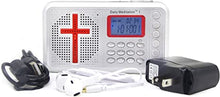 Load image into Gallery viewer, Daily Meditation 1 ESV Dramatized Audio Bible Player - English Standard Version Electronic Bible (with Rechargeable Battery, Charger, Ear Buds and Built-in Speaker)