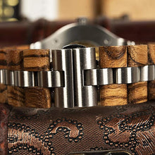 Load image into Gallery viewer, BOBO BIRD Brand Design Mens Wooden Automatic Mechanical Watches Multifunction Business Luxury Wood Watch for Men