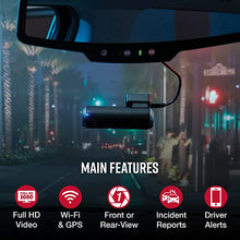 Load image into Gallery viewer, Cobra Smart Dash Cam (SC 100) - Full HD 1080P Resolution, Built-in WiFi & GPS, 140 Degree View, 8GB SD Card, Shared Alerts, Incident Reports, Emergency MayDay, Drive Smarter App