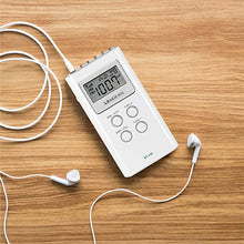 Load image into Gallery viewer, Sangean DT-120 AM/FM Stereo PLL Synthesized Pocket Receiver, WHITE