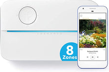 Load image into Gallery viewer, Rachio 3 Smart Sprinkler Controller, 8 Zone 3rd Generation, Alexa and Apple HomeKit Compatible with Hyperlocal Weather Intelligence Plus and Rain, Freeze and Wind Skip