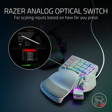 Load image into Gallery viewer, Razer Tartarus Pro Gaming Keypad: Analog-Optical Key Switches - 32 Programmable Keys - Customizable Chroma RGB Lighting - Programmable Macros - Variable Key Press Pressure Sensitivity - Mercury White