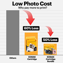 Load image into Gallery viewer, Kodak Mini Shot 3 Retro 3x3, Portable Wireless Instant Camera & Photo Printer, Compatible with iOS, Android & Bluetooth, Real Photo HD 4Pass Technology & Laminated Finish, Premium Quality White