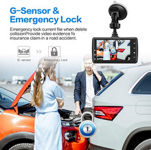 Load image into Gallery viewer, Dash Cam Front with 32G SD Card, BOOGIIO 1080P FHD Car Driving Recorder 3'' IPS Screen 170°Wide Angle Dashboard Camera Aluminum Alloy Case, WDR G-Sensor Parking Monitor Loop Recording Motion Detection