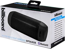 Load image into Gallery viewer, Billboard BB742 IPX5 Water-Resistant Bluetooth Wireless Speaker With Enhanced Bass, USB & SD Inputs, and Mini Stereo Inputs - Black