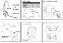 Load image into Gallery viewer, Deluxe HD-500 Single Ear Headset with Noise Canceling Microphone & U10 Adapter Cable for All Cisco 6000, 7800 and 8000 Series Phones and Models 7931 7940 7941 7942 7945 7960 7961 7962 7965 7970 7975