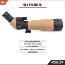 Load image into Gallery viewer, Athlon Optics Talos 20-60x80 Spotter Scope , Black
