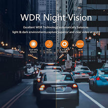 Load image into Gallery viewer, 2021 Upgrade 4K 2160P Front and Cabin 1080P+1080P Dual FHD Dash Cam Built in WiFi for Cars Taxi, 24H Parking Monitor, Infrared Night Vision, G-Sensor, 2.0" LCD Loop Recording Car Camera, D30H