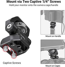 Load image into Gallery viewer, SMALLRIG Field Monitor Mount Monitor Holder Swivel and Tilt Adjustable with Screws Mount for 5" and 7" Monitor - 2904