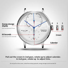 Load image into Gallery viewer, FEICE Automatic Watch for Men Bauhaus Watch Mens Mechanical Watch Stainless Steel Domed Mirror Analog Casual Dress Watches Unisex -FM202 (42mm)