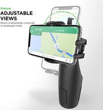 Load image into Gallery viewer, iOttie Easy One Touch 5 Cup Holder Universal Car Mount Phone Holder for iPhone, Samsung, Moto, Huawei, Nokia, LG, Smartphones