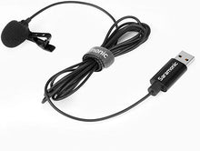 Load image into Gallery viewer, Saramonic Lavalier Mic with USB-A Connector for Computers with 6.56' (2m) Cable (SR-ULM10)