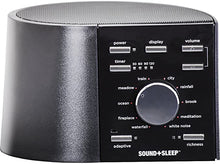 Load image into Gallery viewer, Sound+Sleep High Fidelity Sleep Sound Machine with Real Non-Looping Nature Sounds, Fan Sounds, White Noise, and Adaptive Sound Technology