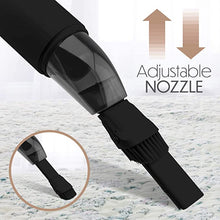 Load image into Gallery viewer, Starument Portable Hand Vacuum Cleaner Handheld Cordless Cleaner for Dust Pet Hair Dirt Home, Car Interior, Lightweight, Easy to Use, Compact Design Battery Rechargeable with USB-C Cable - Black