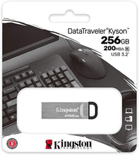 Load image into Gallery viewer, Kingston DataTraveler Kyson 256GB USB 3.2 Metal Flash Drive DTKN/256GB
