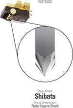 Load image into Gallery viewer, Audio-Technica VM750SH Dual Moving Magnet Shibata Stylus Stereo Turntable Cartridge Black