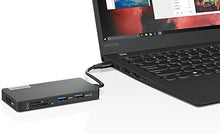 Load image into Gallery viewer, Lenovo USB-C 7-in-1 Hub, with USB-C Laptop Charging Port, USB 3.1, USB 2.0, HDMI, TF Card Reader, SD Card Reader, GX90T77924, Iron Grey